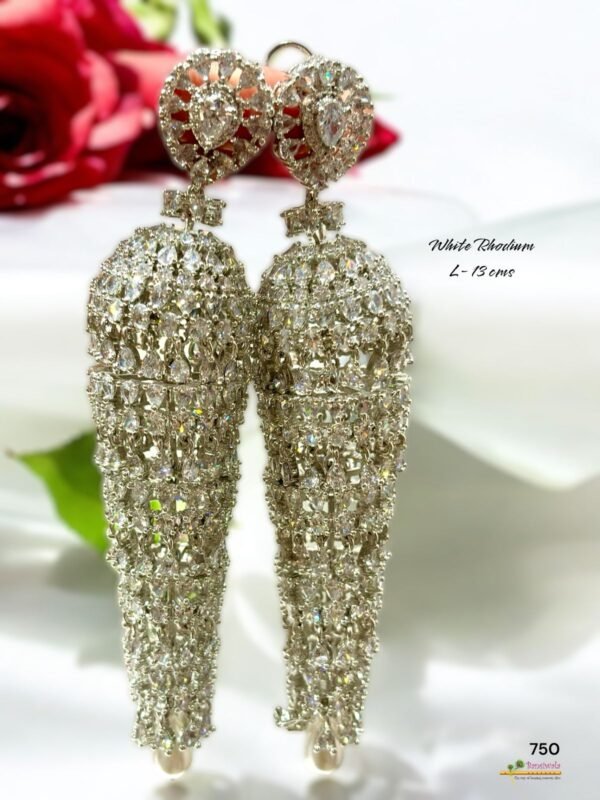Silver Long Earrings