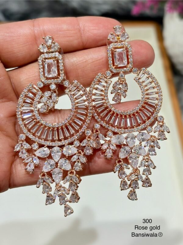 Round Circle Long Earrings
