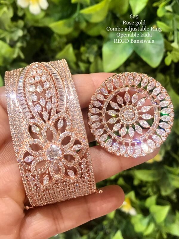 AD Combo Adjustablr Bracelet And Ring