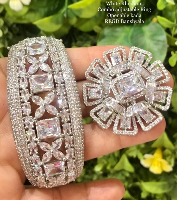 AD Combo Adjustablr Bracelet And Ring