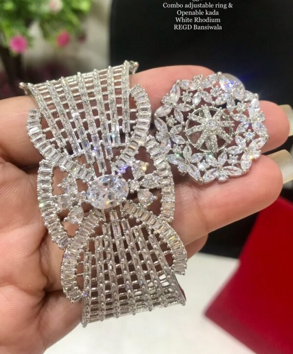 AD Combo Adjustablr Bracelet And Ring