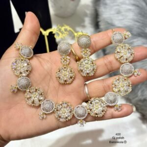 AD Necklace Set GJ Polish