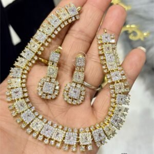 AD Necklace Set GJ Polish