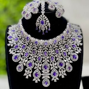 AD Next To Real Diamonds Chokar Set