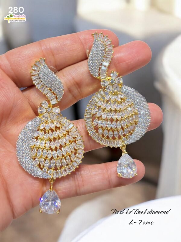AD Long Stylish Earing for Queen