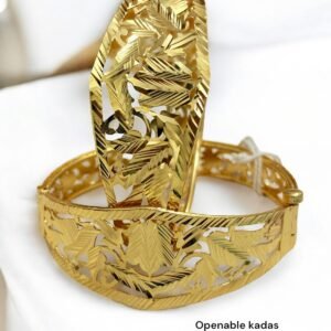 Gold plated openable kada
