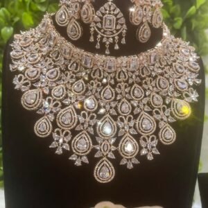 AD Next To Real Diamonds Chokar Set
