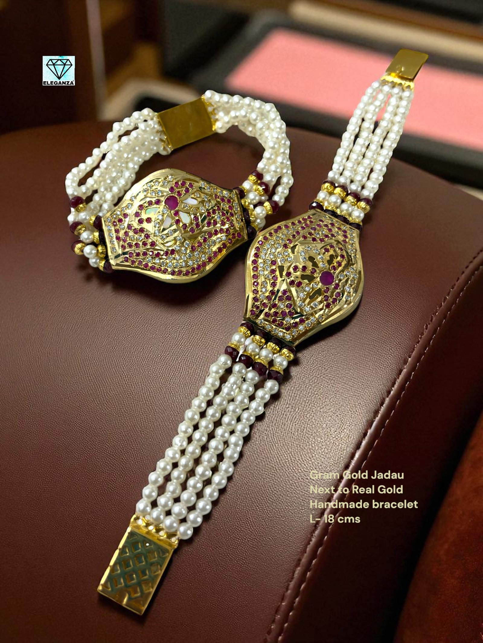 Statement Jadau Bracelet