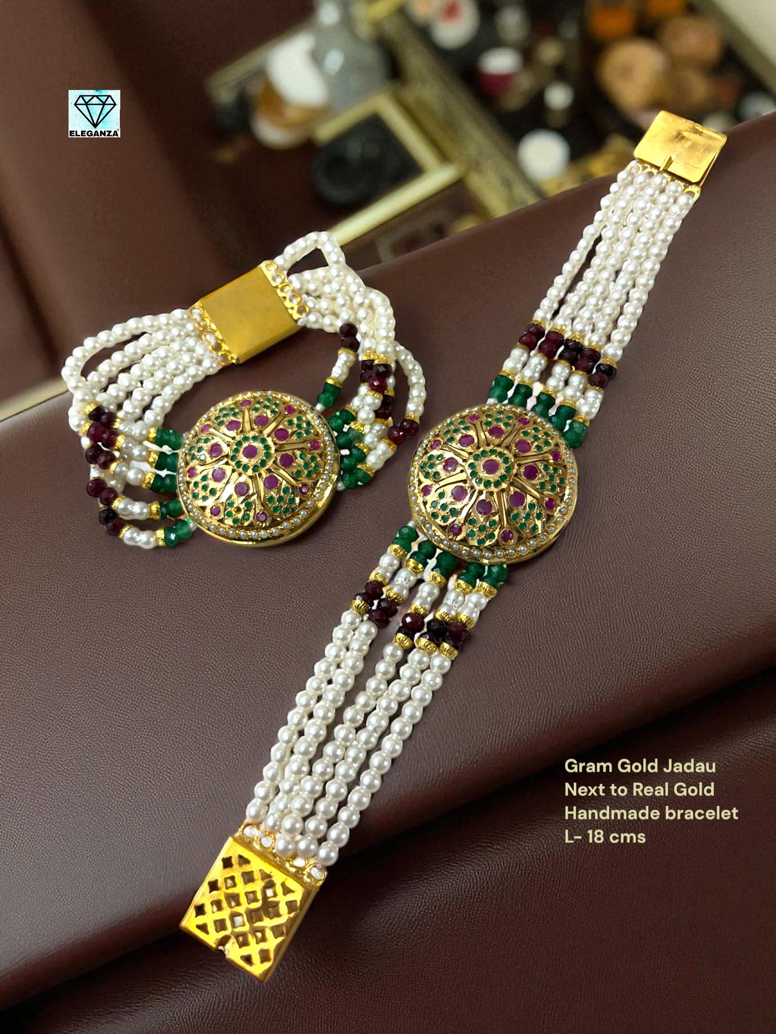 Statement Jadau Bracelet