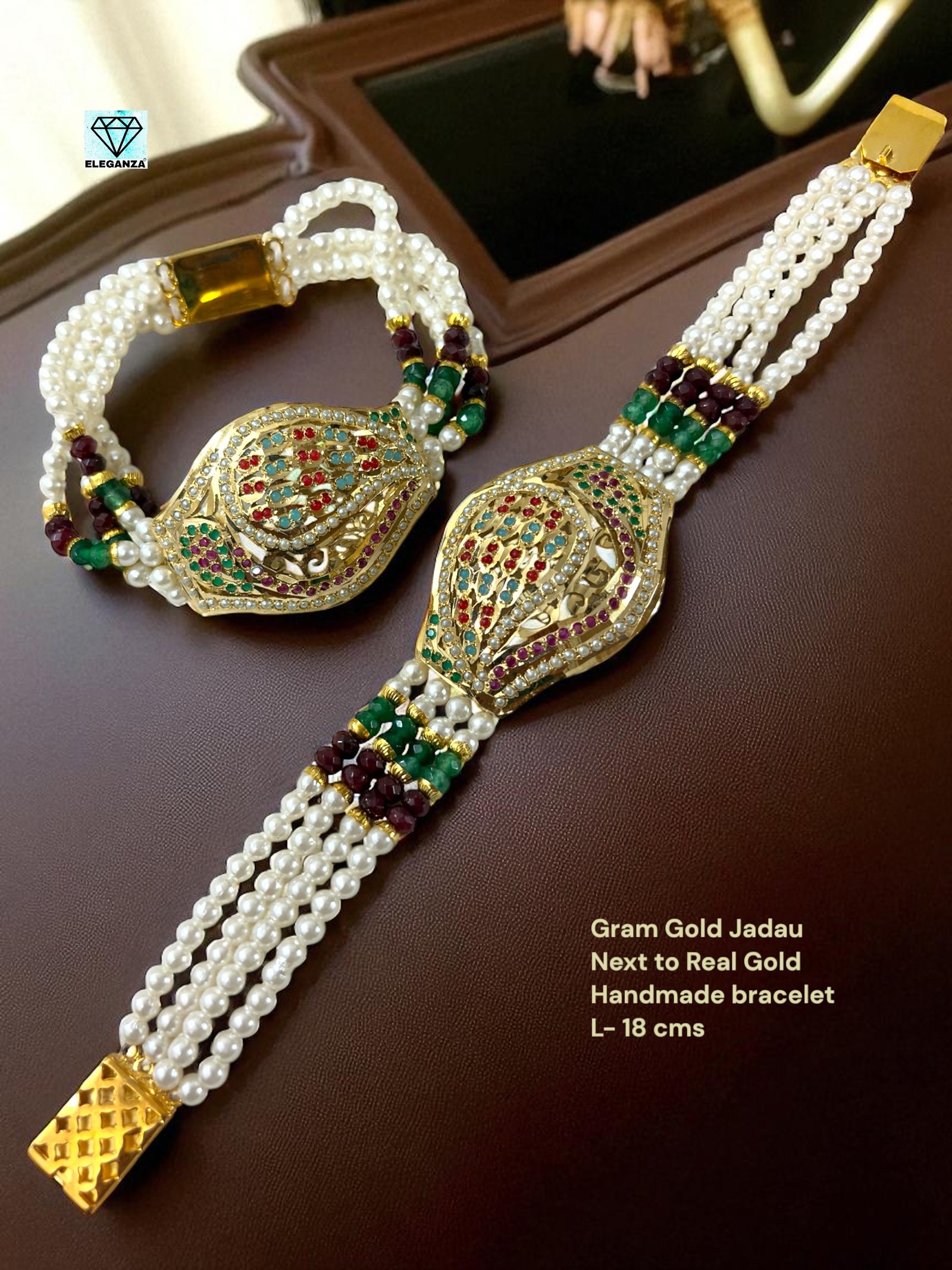 Statement Jadau Bracelet