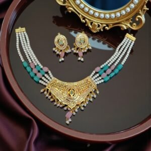 Gold Plated Statement Jadau Set