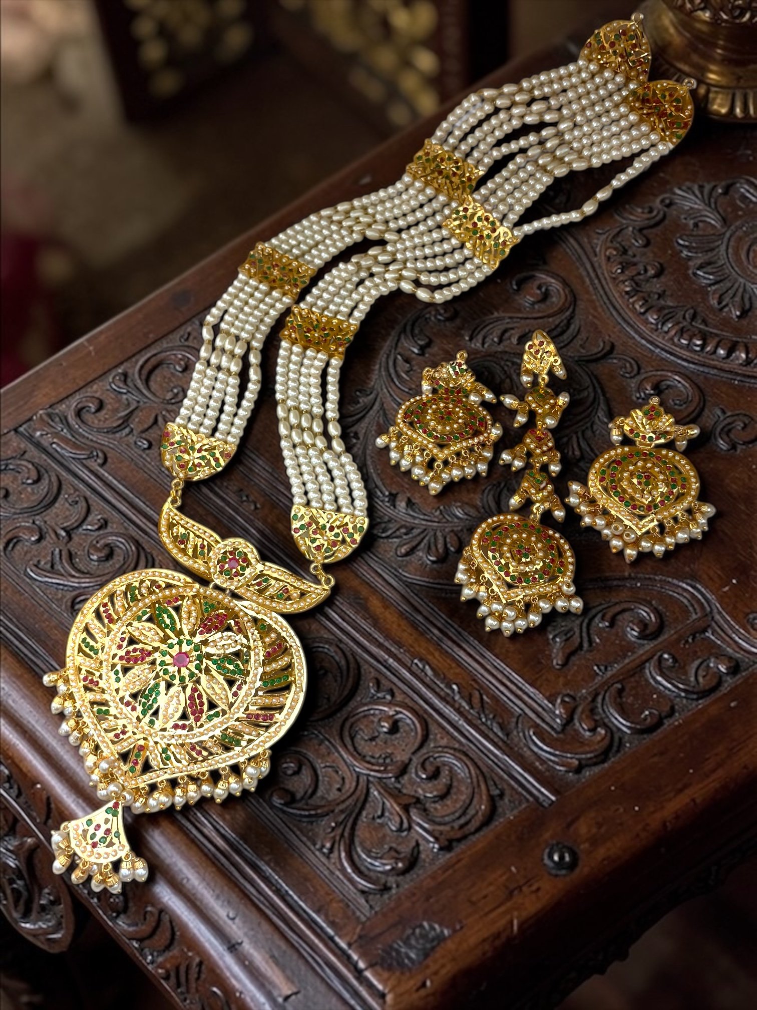 Gold Plated Long Set