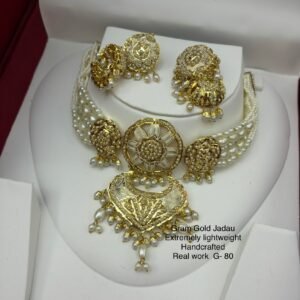 Gram Gold Statement Jadau Set