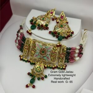 Gram Gold Statement Jadau Set