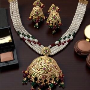 Gold Plated Statement Jadau Set